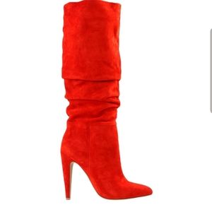 Red Suede boots